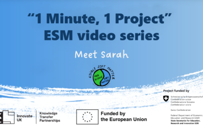 ESM video series: “1 Minute, 1 Project”. Meet Sarah and find out what her PhD research at Bel is all about